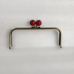 22 Or 24cm Kiss Lock Antique Bronze Big Ball Claps Metal Purse Frame Wholesale Bag Accessories Wallet Parts Plastic Candy Color