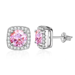 Pass Diamond Tester Pen Moissanite And Zircon Stud Earrings For Women 100% Real 925 Sterling Silver GRA Certificates D VVS1