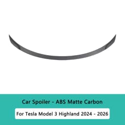 HEENVN Spoiler for Tesla Model 3 Highland 2026-2024 Car ABS Carbon Pattern Trunk Tail Wing Original High-performance Accessories