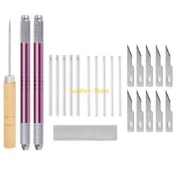 Y4QA Efficient Ergonomic Doll Hair Planting Tool Rerooting Toolkits Metal Doll Hair Rooting Tool for Doll Crafting Use
