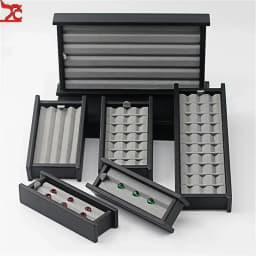Wholesale Jewelry Gem Display Box Case Loose Diamond Storage Tool Coin Jar Show Tray Gem Pot Gemstone Organizer Holder Container