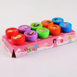 10pcs Assorted Stamps for Self-ink Stamps Toy Stamps Smiley Face Seal Scrapbooking DIY Painting Photo Album Decoration