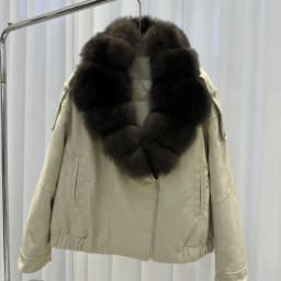 OFTBUY 90 Duck Down Real Fox Fur Collar Luxury Women New Winter Down Jacket Female Loose Short Puffer Coat Thick Warm Outerwear