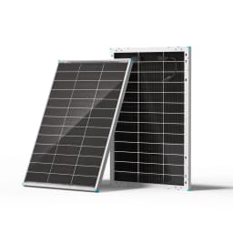 Renogy 100W Bifacial Solar Panel N-Type 16BB 25% High Efficiency Double-Sided PV Module for RV Camper Van Marine Boat Off-Grid Battery Charging