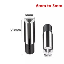 1/2" 1/4" 1/8" Collet Adaptor Shank Reducer Bit CNC Spindle Router 4/6/8/10mm Drill Bits Spindle Milling Cutter Collet Sleeve