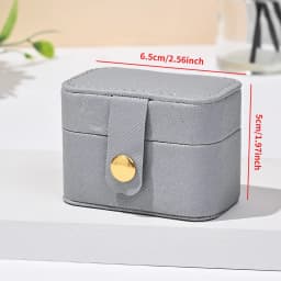 1Pcs Lovely Velvet Jewelry Box Container Wedding Ring Box for Earrings Necklace Bracelet Display Gift Box Holder 8 styles