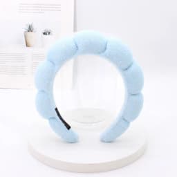 Women Girls Sponge Co Spa Makeup Bubble Terry Cloth Headband Puffy Retro Hair Bands Soft Hairband Headwear