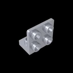 MOC PARTS GDS-642 ANGULAR PLATE 1.5 BOT. 1X2 2/2 compatible with lego 99207 children's toys Assembles Building Blocks Technical