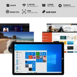 10.1 INCH 8GB RAM+128GB ROM Z8350 CPU AR10 Windows 10 Tablet PC Cameras 5000 Mah WIFI Touch Screen 1920*1200 IPS