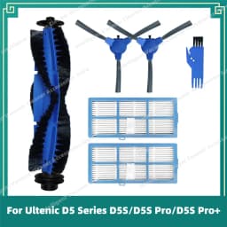 Fit For Ultenic D5 Series D5S / D5S Pro / D5S Pro+ / Lenovo E1 Vacuum Parts Main Side Brush Hepa Filter Mop Rag Accessories Kits