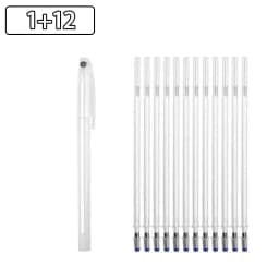 4-40Pcs High Temperature Disappearing Fabric Marker Pen Erasable Refill Pens For Patchwork Fabric PU Leather Mark Sewing Tools