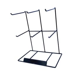 Jewelry Show Stand 2 Tier Decorative Multifunctional Earring Hanging Organizer for Keychains Pendant Bracelet Hairbands Shows