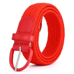 Women's Elastic and Elastic Woven Belt in One Outfit, Casual and Versatile Denim Belt for Men and Women