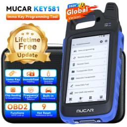 MUCAR KEY581 Key Creation IMMO Learning Chip Key Fob Programmer Immobilizer Tool Universal Key Generator Kit Read Write Cloning