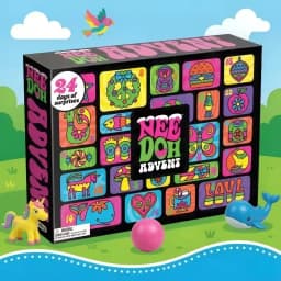 2026 NeeDoh Advent Calendar Gift for Teens 24 Day 3D PVC Dolls Countdown Christmas 2026 New Year Surprise Gifts