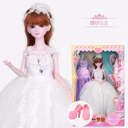 14 jointed very beautiful 29cm 11'' BJD Doll dolls Princess Hair + Makeup + Cloth +shoes pullip