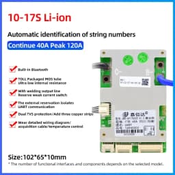 JBD 6S 8S 10S 13S 14S 16S 18S LiFepo4 BMS 24V 36V 48V Smart BMS 20A 30A 40A 50A 60A 80A 100A 120A Balance Lithium 18650 Battery