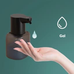 550ml Automatic Soap Dispenser USB Rechargeable Foam Gel Soap Dispenser Electric Hand Sanitizer Dispenser for Kitchen Bathroom