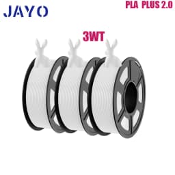 JAYO PETG/PLA Plus 2.0 3D Printer Filament 3 Rolls No Bubbles Smooth Multiple Colors 3D Filament Fit For FDM Printers 1 Roll/1.1