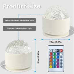 LED Aurora Projector Light Northern Lights Effect 16Color-Changing Light Show Suitable for Bedroom Living Room Party Decorations