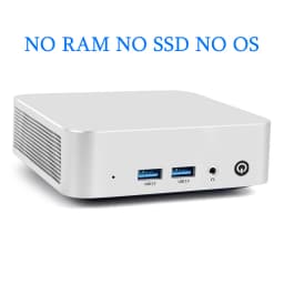 SZBOX W6 Mini PC Intel N3700 MINI PC Windows 10 SO-DIMM RAM 8GB 128GB SSD RJ45 1000M LAN M.2 SATA3*2 Desktop Gaming Computer