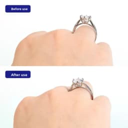 8 Sizes Silicone Invisible Clear Ring Sizer Anti-Loss Proof Invisible Ring Holder Retainer Shrinker for Large Rings