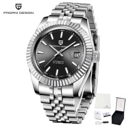 PAGANI DESIGN Men Mechanical Watch Luxury Automatic Watch Sport Stainless Steel 100M Waterproof Watch for Men
