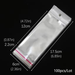 OPP self sealing transparent plastic bag, cellophane, self-adhesive packaging, jewelry, candy, cookies, gift packaging bag