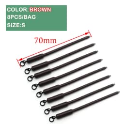 8PCS Carp Fishing Accessories QC PVA Bag Stems Quick Change Long for Carp Hair Rig Tool Carp Coarse Method Feeder Fishing Tackle