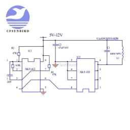 PCB wireless charging module XKT-412A wireless power supply module wireless charger DIY