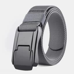 38mm Wide/ 1-1/2 in Black Elastic Tactical Belt for Men Stretch Jeans Designer Fashion Belt Adjustable Buckle Unisex Waist Belt