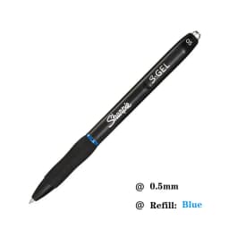1pcs American Sharpie Press Gel Pen 0.5mm Black Ultra-fast-drying Smooth Signature Pen Cute Stationery Office Accessories Caneta