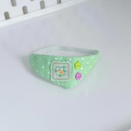 1Pc 22 Kinds Cute Mini Saliva Towel Doll Clothes Suitable For 10cm Cotton Doll Triangle Scarf Decoration