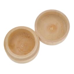 Ring Storage Case Jewelry Box Mini Round Solid Wood Ring Case for Female Jewelry Organizer