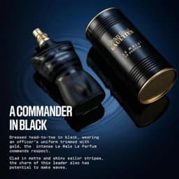Jean Paul Gaultier Unisex Perfume 125 ml - Black and Gold Three-Dimensional Bottle - Long-lasting Oriental Woody Scented Blend - Luxury Men's Perfume Gift Set