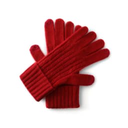 Winter High-Quality 100% Real Cashmere Touch Screen Gloves Women Soft Warm Stretch Knit Mittens Full Finger Guantes Female