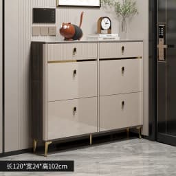 Beutiful Waterproof Shoe Cabinet Stool Design Hotel Organizer Shoe Rack Narrow Space Saving Armoire Chaussures Home Furniture