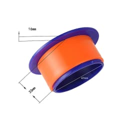 2Pcs PP Stretch Film Handle Handheld Plastic Stretch Film Handle Hand Guard Anti-scratch Plastic Film Wrapper Winder Reusable
