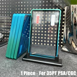 Multicolor Gradient Color Aluminum Alloy Trading Card Protect Holder, Metal Case For 35PT PSA CGC Graded Card
