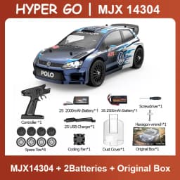 HYPER GO RC MJX 14304 14303 14302 High Speed Drift Car With Gyroscope - Electric Toy for Kids Volkswagen Racing Gift