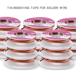 1mm-2.5mm-3.5mm 1.5M Desoldering Braid Solder Remover Wick Wire Welding Tin Sucker Cable Lead Cord Flux Repair Tool