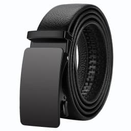 Genuine Cow Leather Automatic Belt For Men Formal Automatic Buckle Belt Genuine Leather Mens business Strap