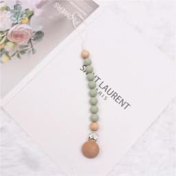 INS Pacifier Chain Food Grade Silicone Pacifier Pendant Gum Anti Drop Chain Baby Grinding Toy Bebe Pacifier Clips Baby Toys