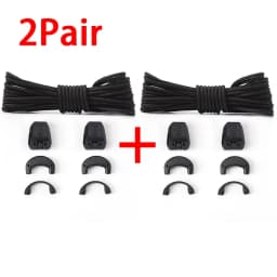 Quick Lock No Tie Shoelaces for Sneakers Salom Easy Install Elastic Shoe Laces with Buckle Anti-Slip Lazy Laces for Daily Shoes