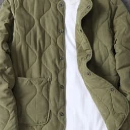 Autumn Winter O-neck Quilted Jacket Men's Versatile Green Retro Thickened Coat Men Techwear Button Up Oversize Jacket