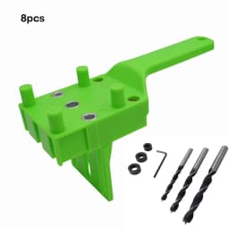 6/8/10mm Drill Bit Woodworking Dowel Jig Drilling Doweling Hole Saw Drill Guide Hole Locator For Carpentry Straight Hole Clamp