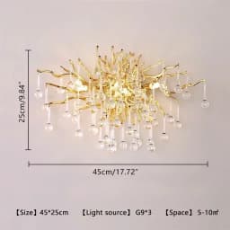 Luxury Crystal led Ceiling Lights Chandeliers Home Hanging Pendant Lamp Living Dining Room Bedroom Lustre Lampara techo