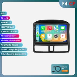 Car Intelligent Systems Carplay Android Auto Radio for Honda CR-V 2 CRV 2001-2006 AutoRadio Car Multimedia Player GPS Stereo DSP