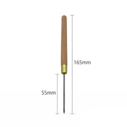 1 Piece Wooden Handle Soldering Pick with Titanium Tip Professional Welding Needle Goldsmithing Jewelry Making Tool