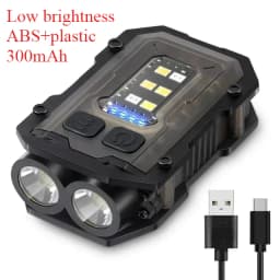 BALDR G111 Super Bright Pocket Torch Light LED Multifunctional Linterna Magnetic COB EDC Mini Keychain Flashlight Rechargeable
